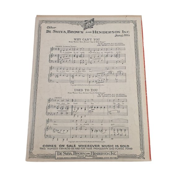Little By Little 1929 Vintage Sheet Music Ukulele Piano Voice Easy Listening - Picture 4 of 4